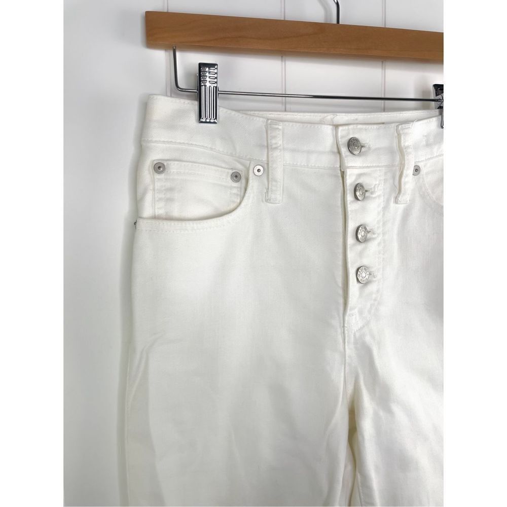 Madewell The Perfect Vintage Crop Jean in Tile White: Button-Front Edition‎ 25 - Picture 5 of 13